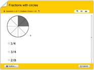 Fractions with circles